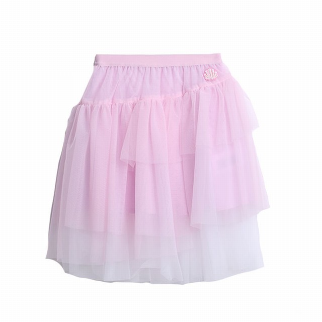 >ochirly kids欧时力童装女孩中裙网纱女童纱裙半身裙夏2019新款