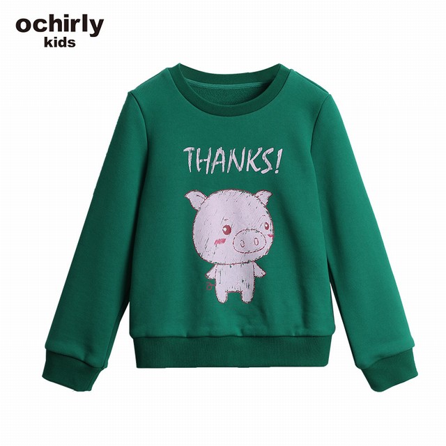 >ochirly kids欧时力童装男童女童卫衣2019新款春装儿童打底衫洋气